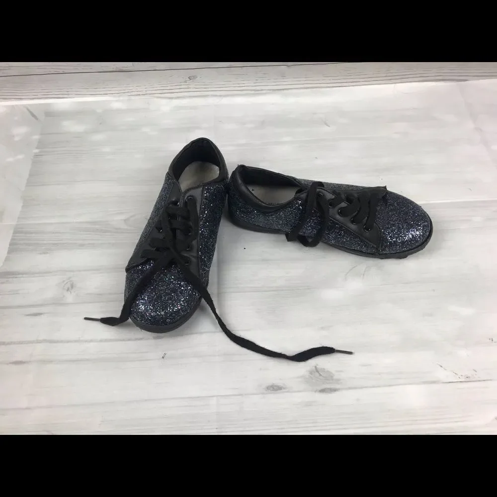 Stuart Weitzman Blue Sparkle Tennis Shoes. Sz 4